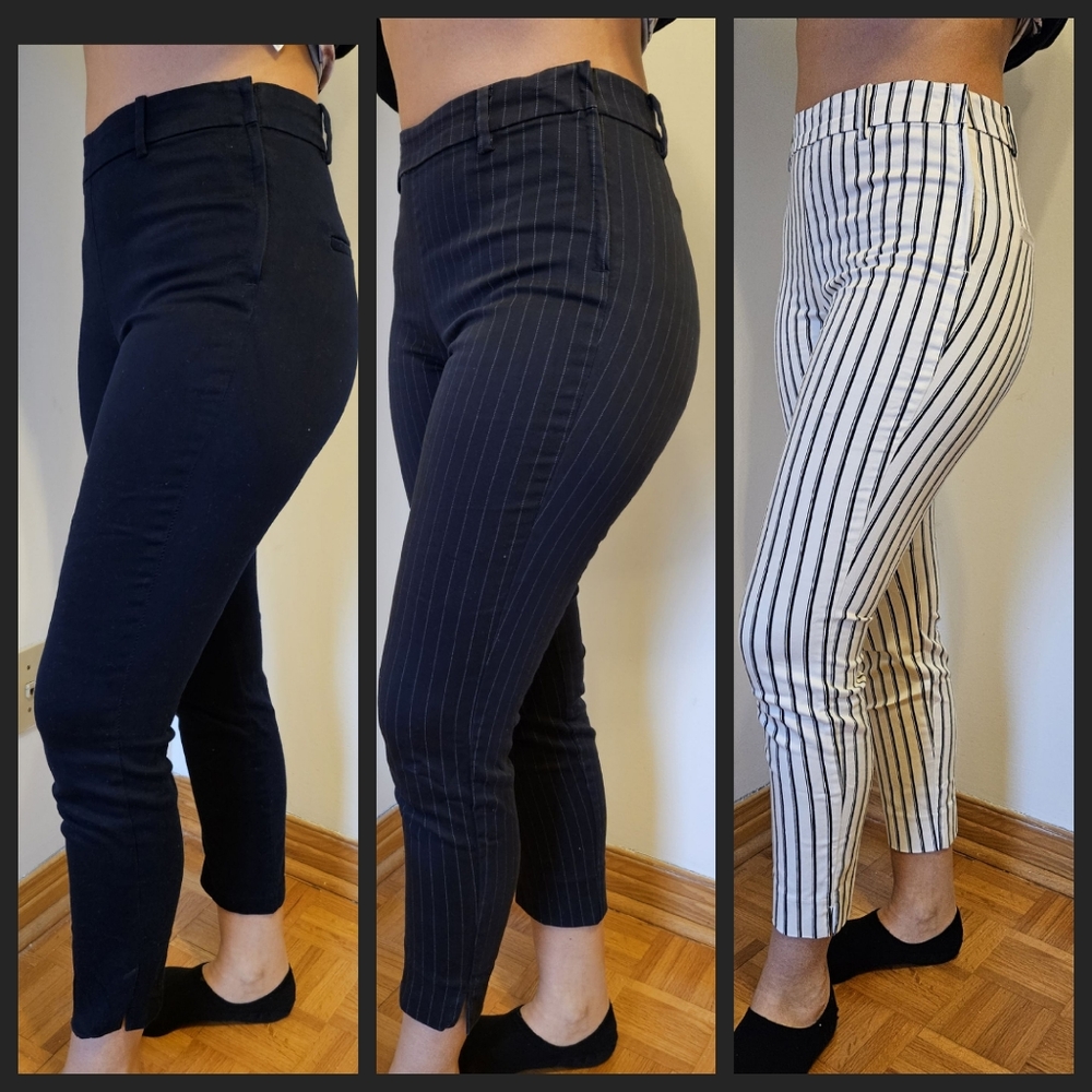 BUNDLE office pants size 6 ankle/cropped